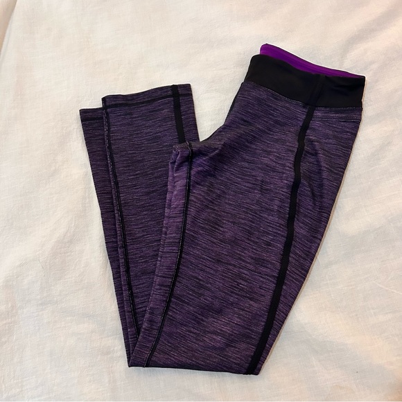 Lululemon Forme Pant Reversible Slub Denim Tender Violet / Black - Picture 5 of 7